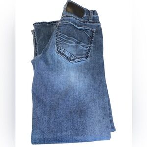 BKE Denim jeans Jake style bootleg 5 pockets button/zip closure size 30S